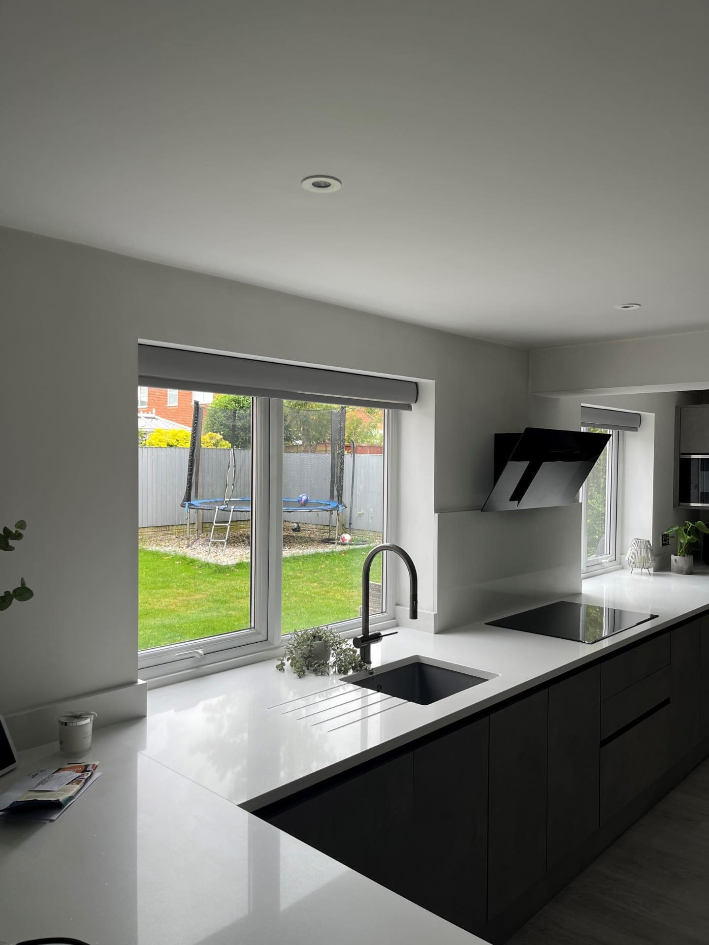 Roller Blinds in kitchen