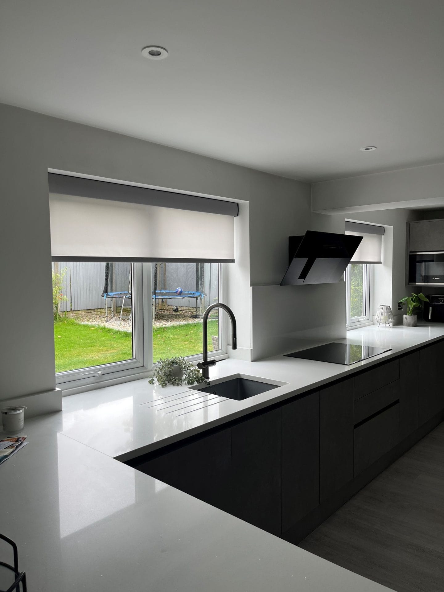 Roller blinds for kitchens